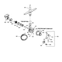 GE GSD2030F00WW motor-pump mechanism diagram