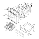 GE EGR2000EC0CC door & drawer parts diagram