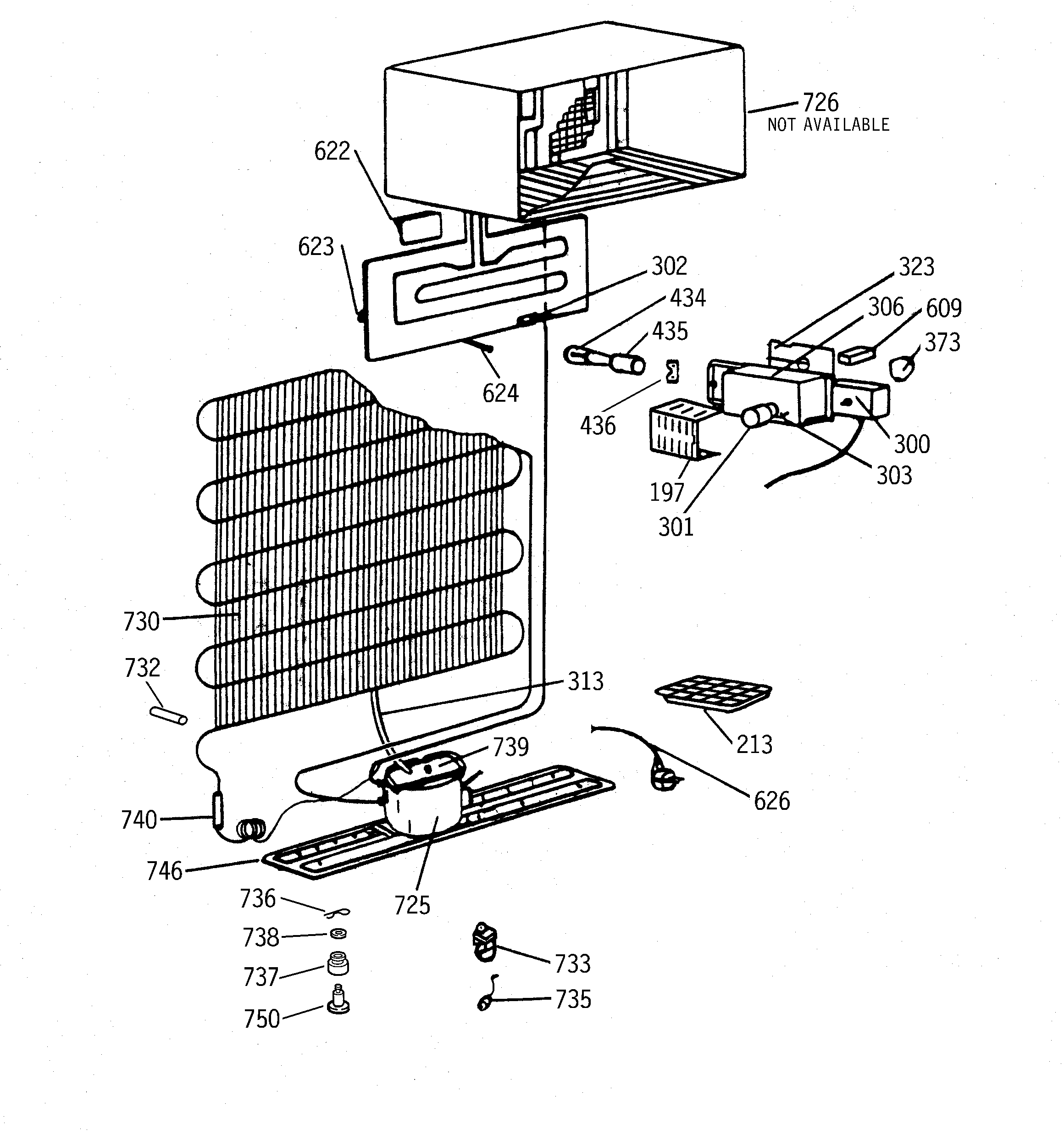GE TDX11SNXCRWH unit parts diagram