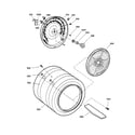 GE DNSR475EY0WW drum diagram