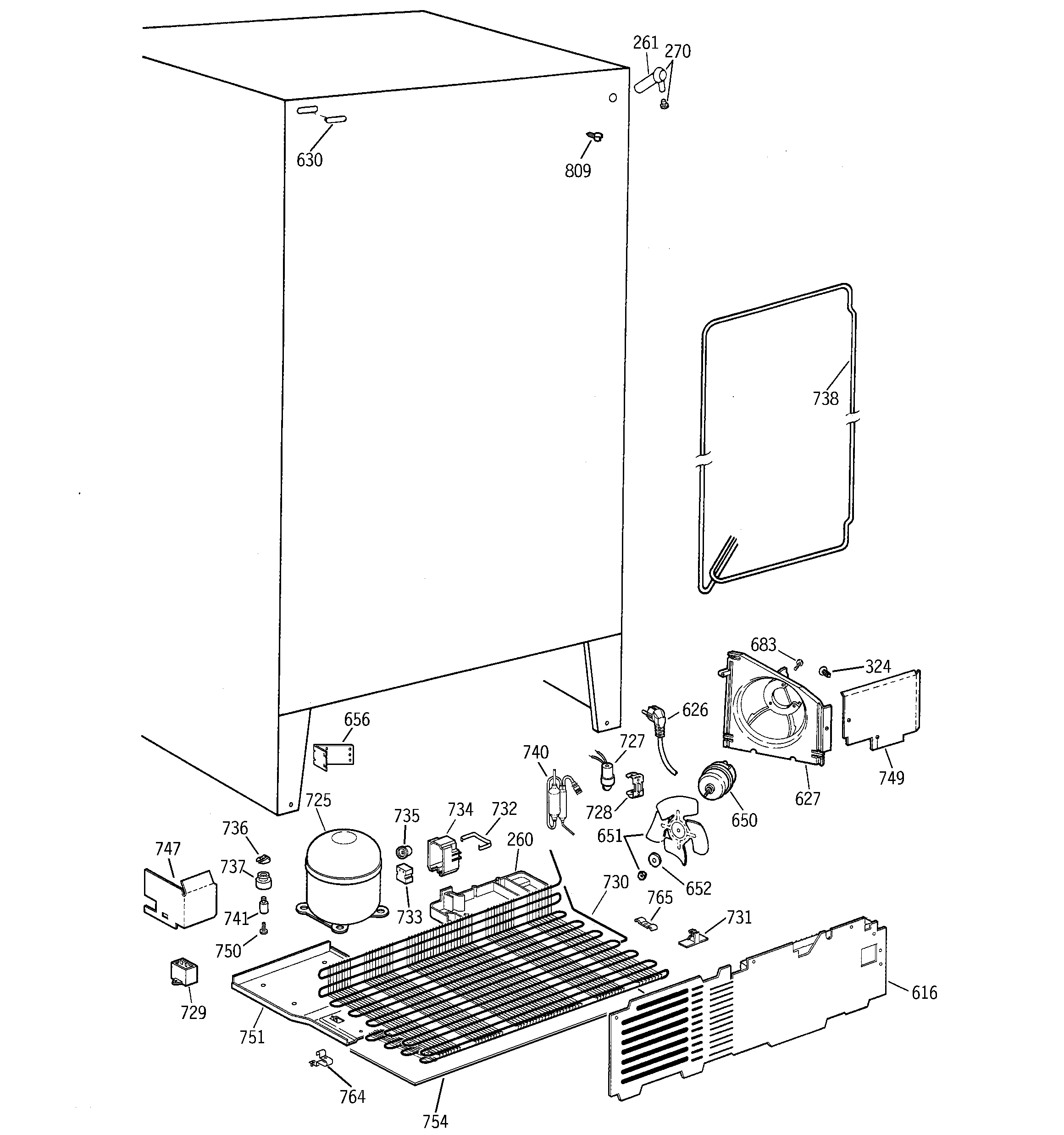 GE TFK20JABKWW unit parts diagram