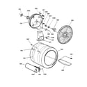 GE DPSR513GA0WW drum diagram