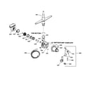 GE GSC3200Z03BL motor-pump mechanism diagram