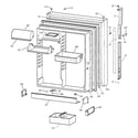 GE TBG19PADARWW fresh food door diagram