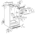 GE TBG19PADARWW cabinet diagram