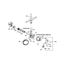 GE GSD2001F00WH motor-pump mechanism diagram