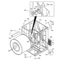 GE DBL333GA0AA cabinet & drum diagram