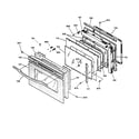 GE JT950SA3SS door diagram