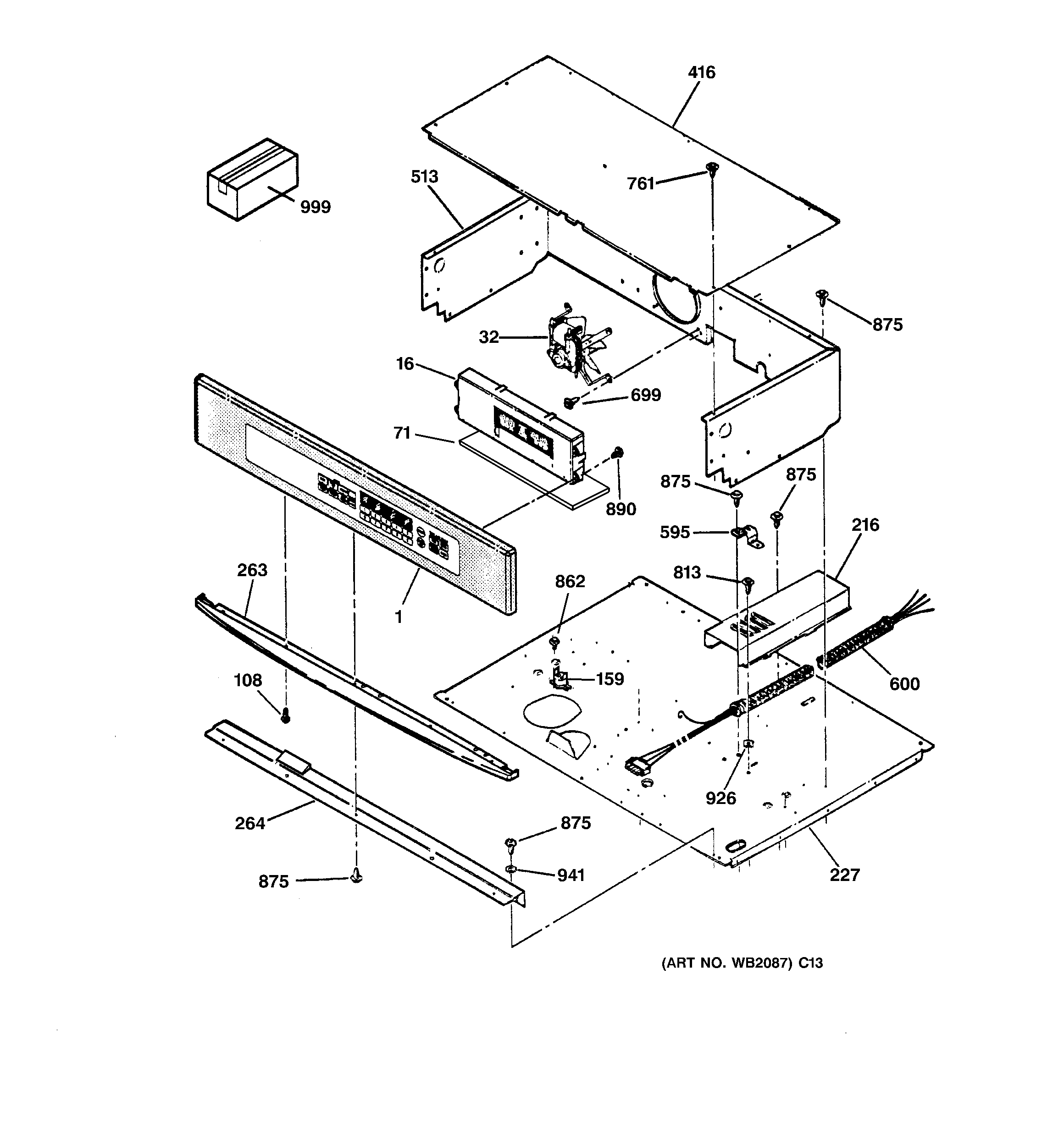 GE JCT910SA3SS control panel diagram