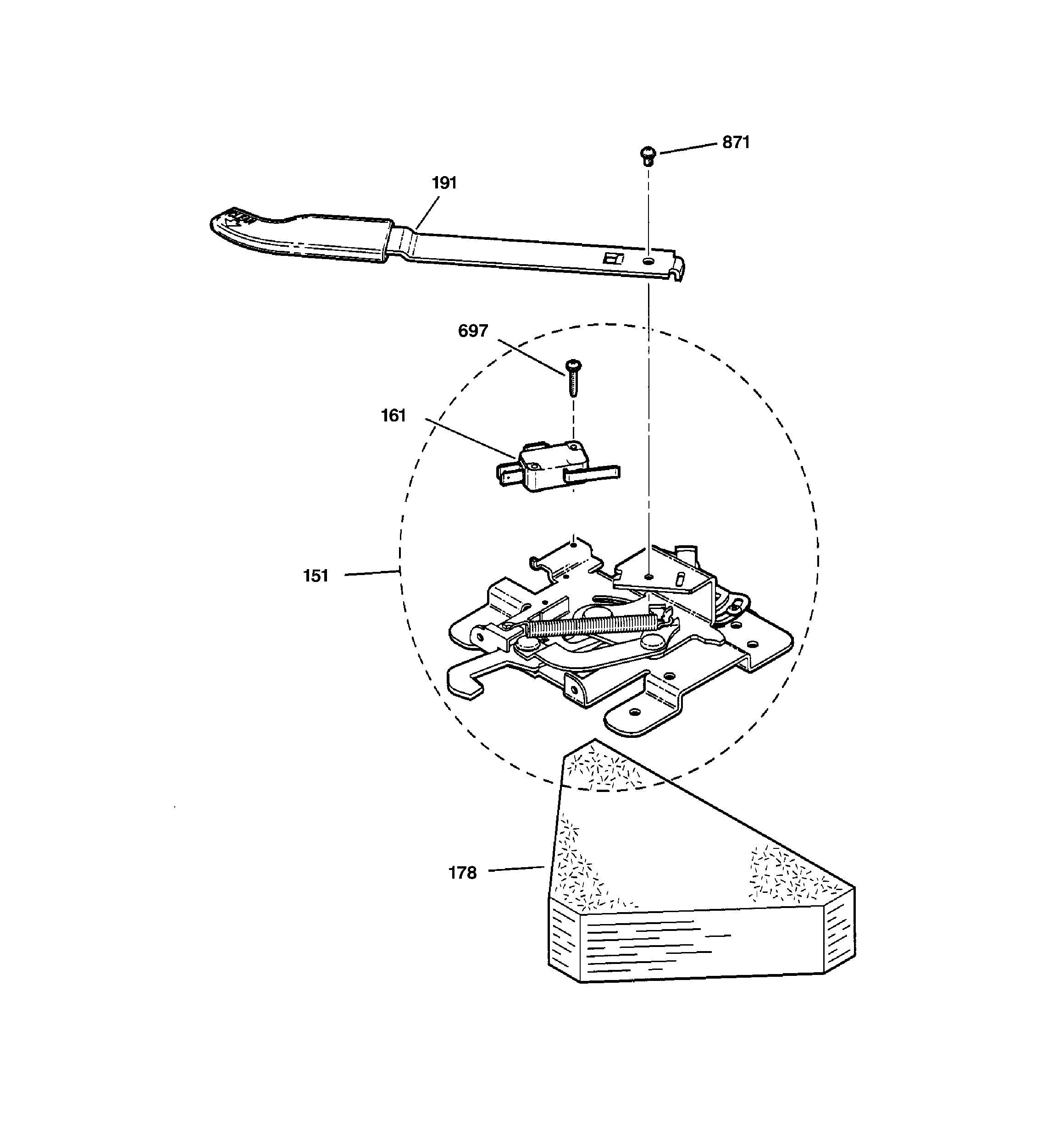 GE JBP24DB4WH door lock diagram