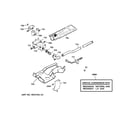 GE DPSR473GW1WW gas valve & burner assembly diagram