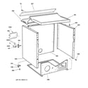 GE DWXR483EA0AA cabinet diagram