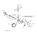 GE GSD2335F00WW motor-pump mechanism diagram
