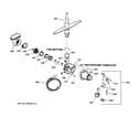 GE GSD1103F00WW motor-pump mechanism diagram