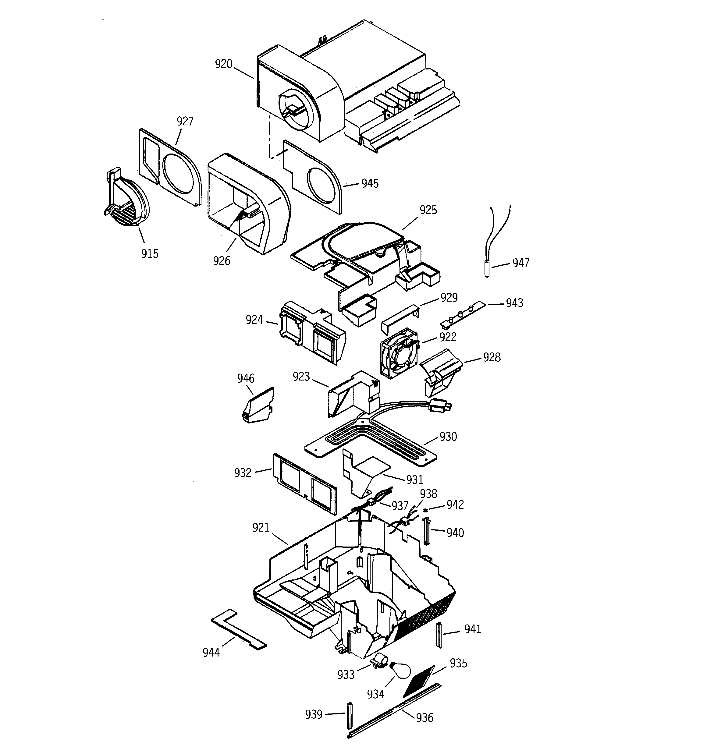 GE PSC23NGMACC custom cool diagram
