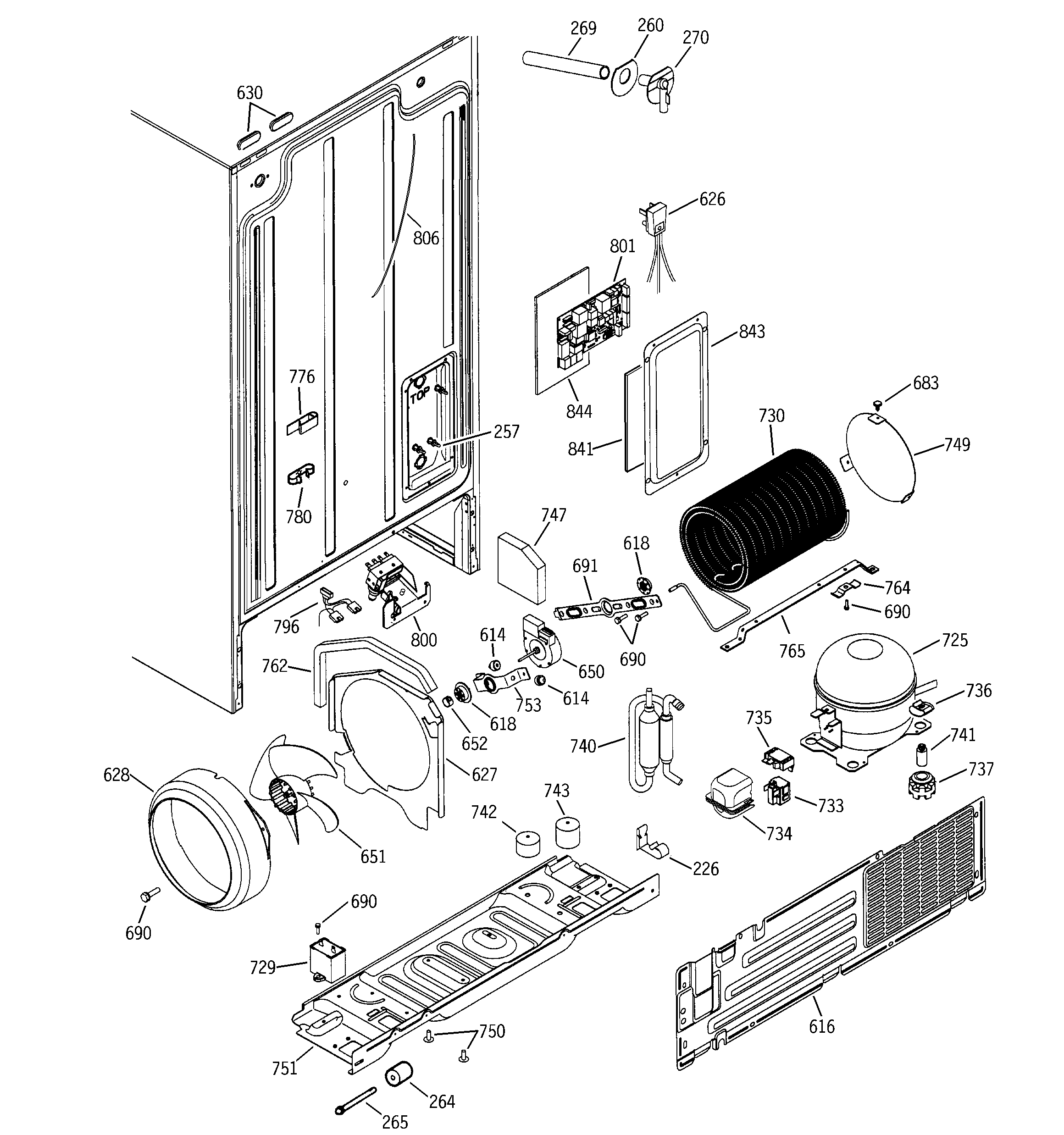 GE GSS22JEMBCC unit parts diagram