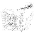 GE JTP95BA4BB microwave body parts diagram