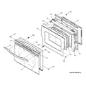 GE JTP95BA6BB door diagram