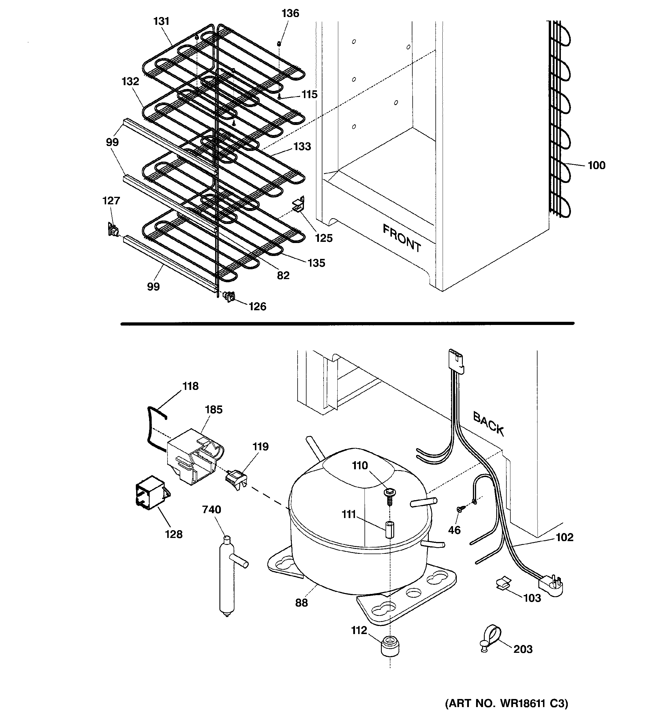 GE FUM9SMARWH system diagram