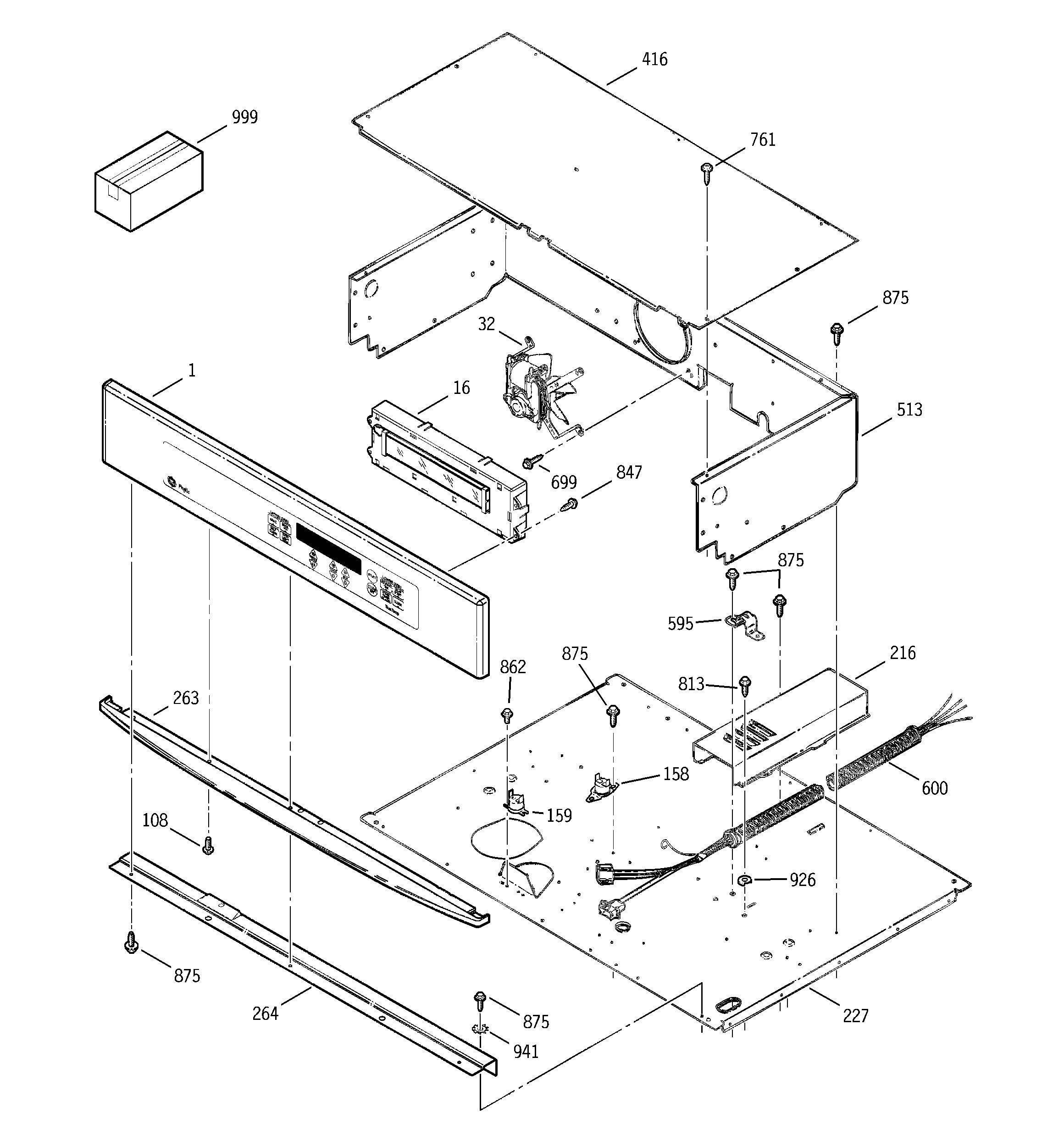 GE JTP17SC2SS control panel diagram