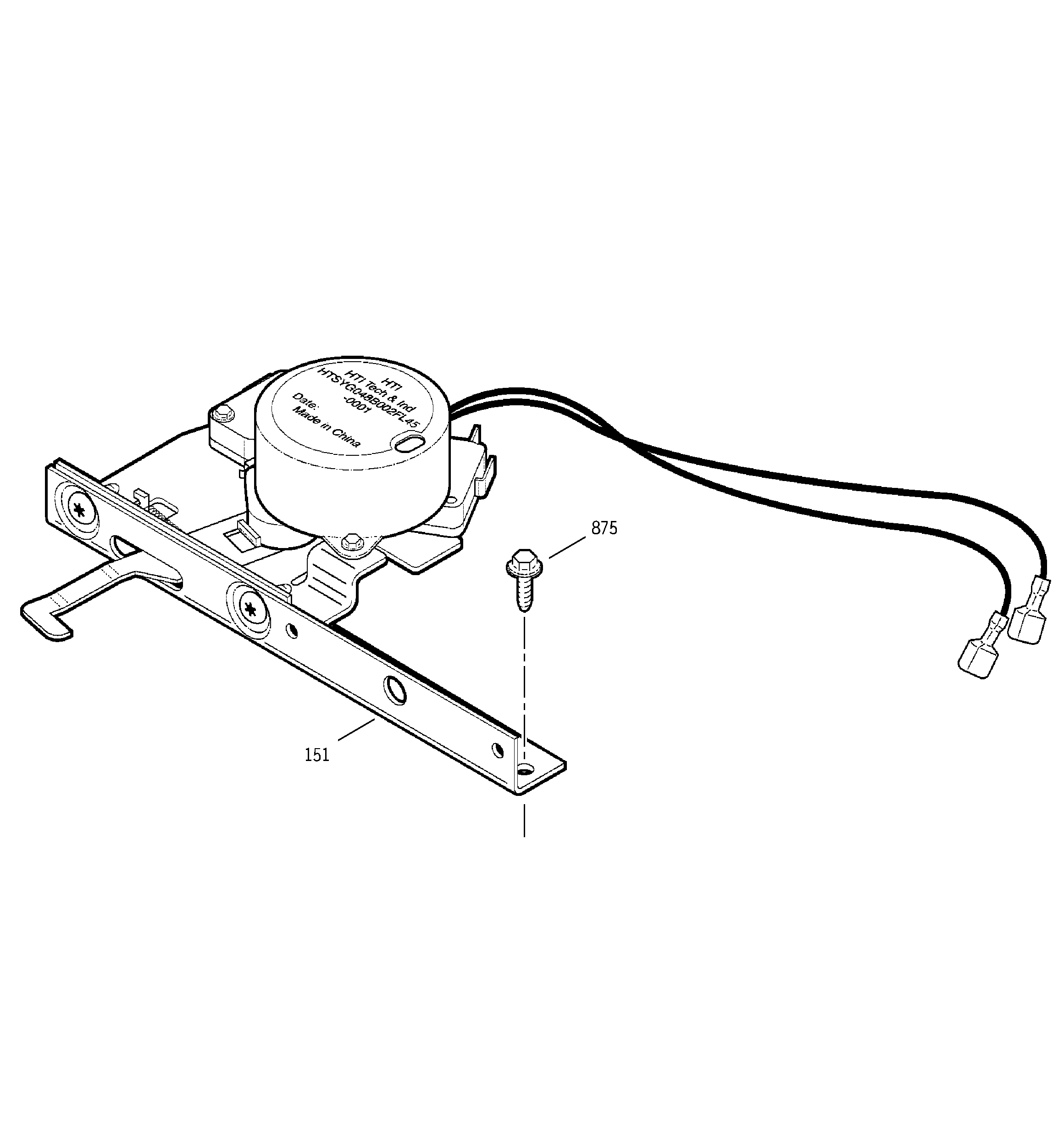 GE JCT910SA4SS door lock diagram