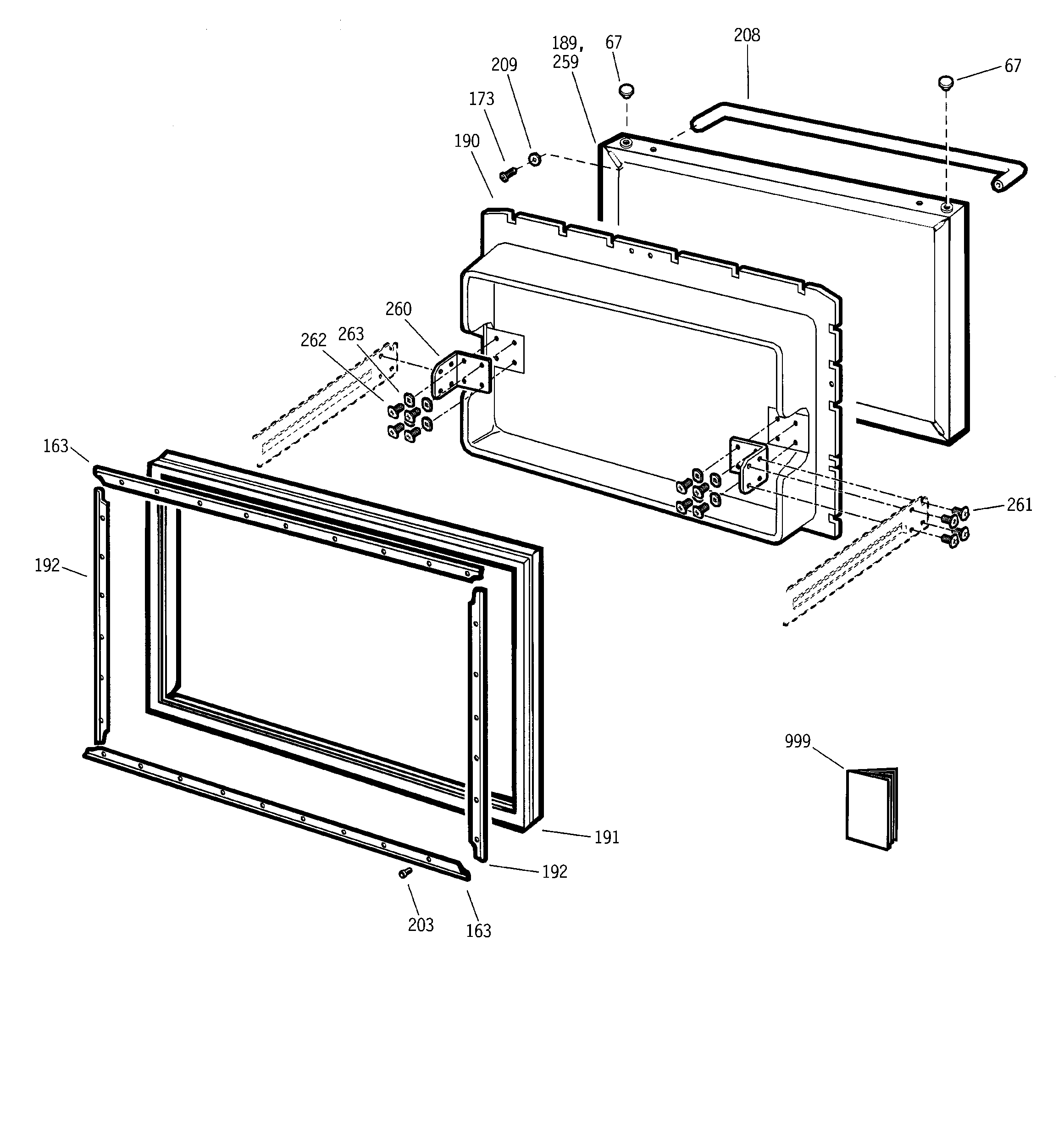GE TCS18PADALBS freezer door diagram