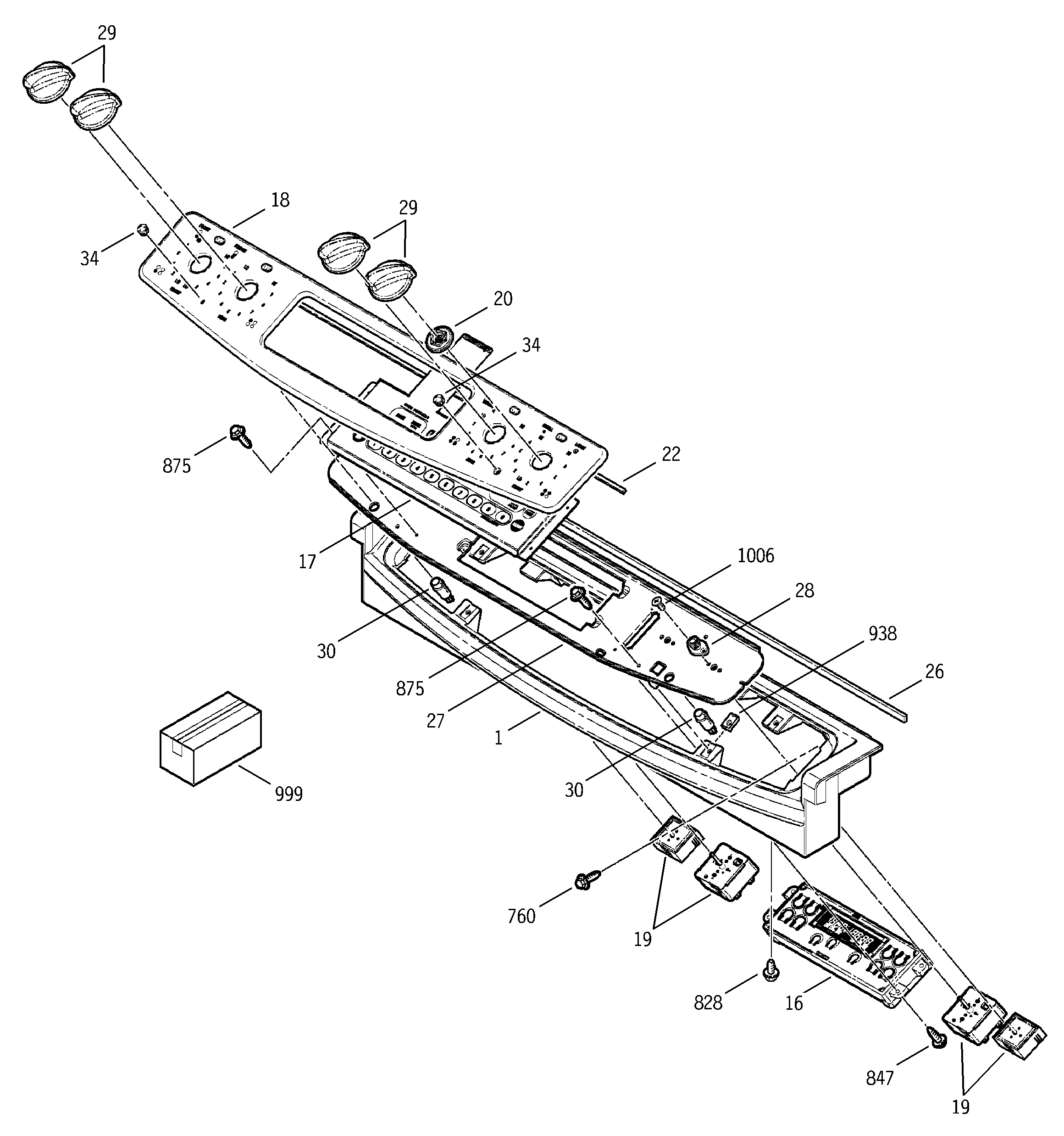 GE JSP56CD2CC control panel diagram