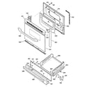 GE JGBC20BEA3WH door & drawer parts diagram