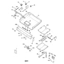 GE JGBP79CEB3CC gas & burner parts diagram
