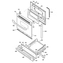 GE JGBS22BEA3AD door & drawer parts diagram