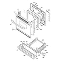 GE JGBS23BEA4WH door & drawer parts diagram