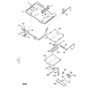 GE JGBP26BEA4AD gas & burner parts diagram