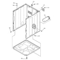 GE DDSS475EA0WW cabinet & base diagram