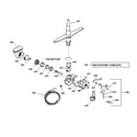 GE GSD3230F01WW motor-pump mechanism diagram