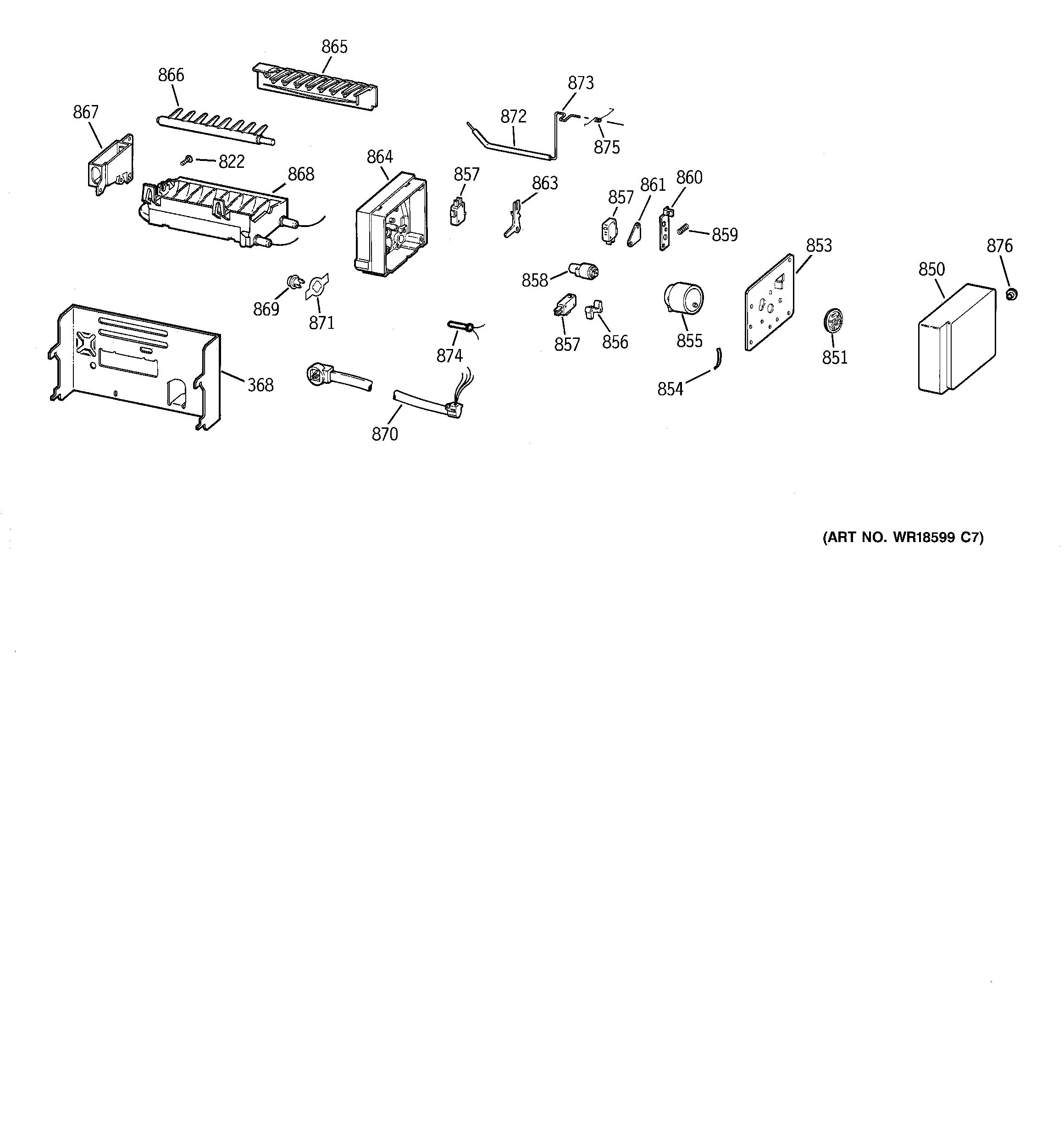 GE TPX24PPDBWW icemaker wr30x0328 diagram
