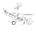 GE GSM2110F00AA motor-pump mechanism diagram