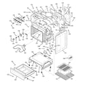 GE JBP68HD1WW body parts diagram