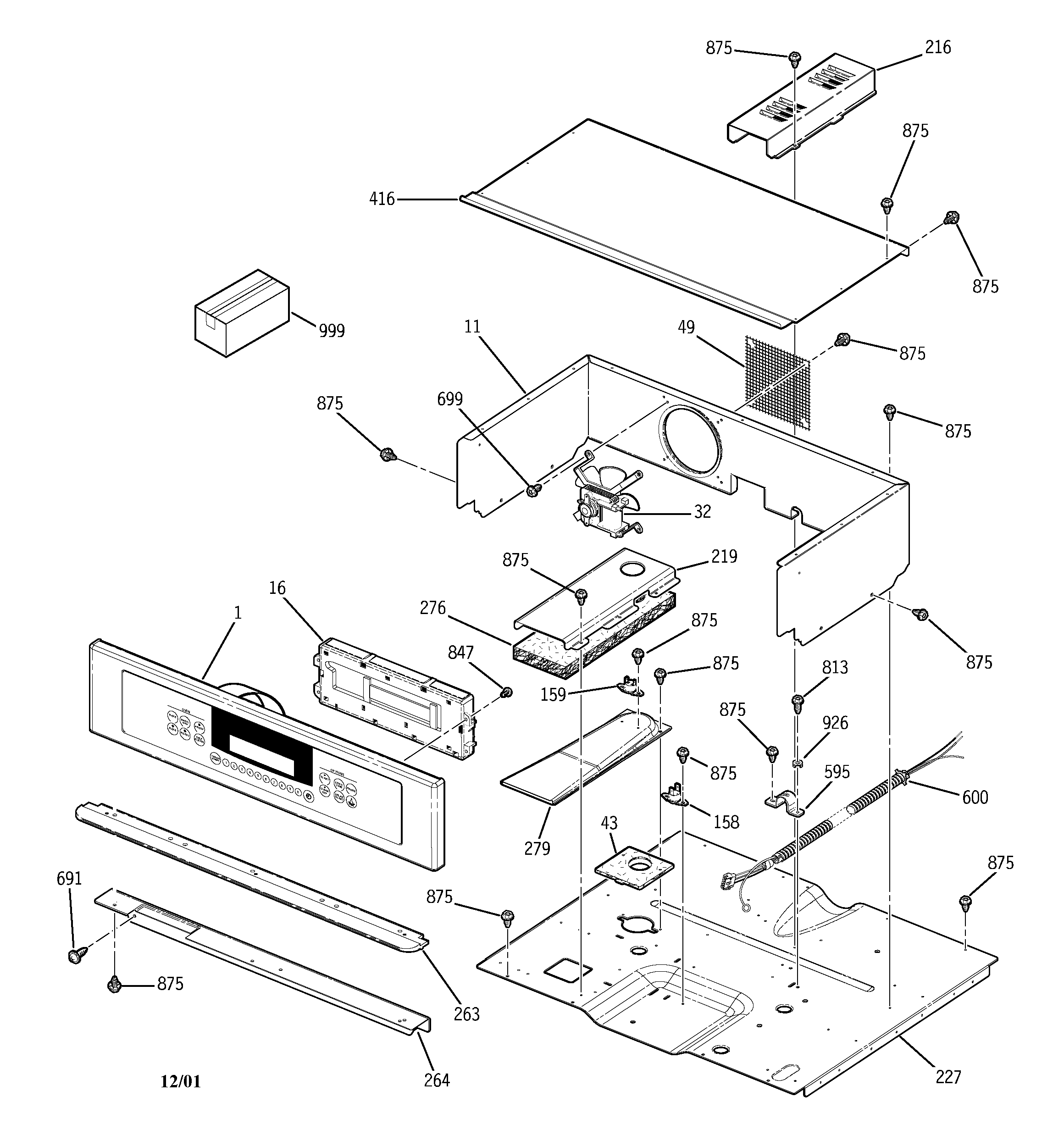 GE ZEK937SD1SS control panel diagram