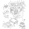 GE JBP70WC4WW body parts diagram