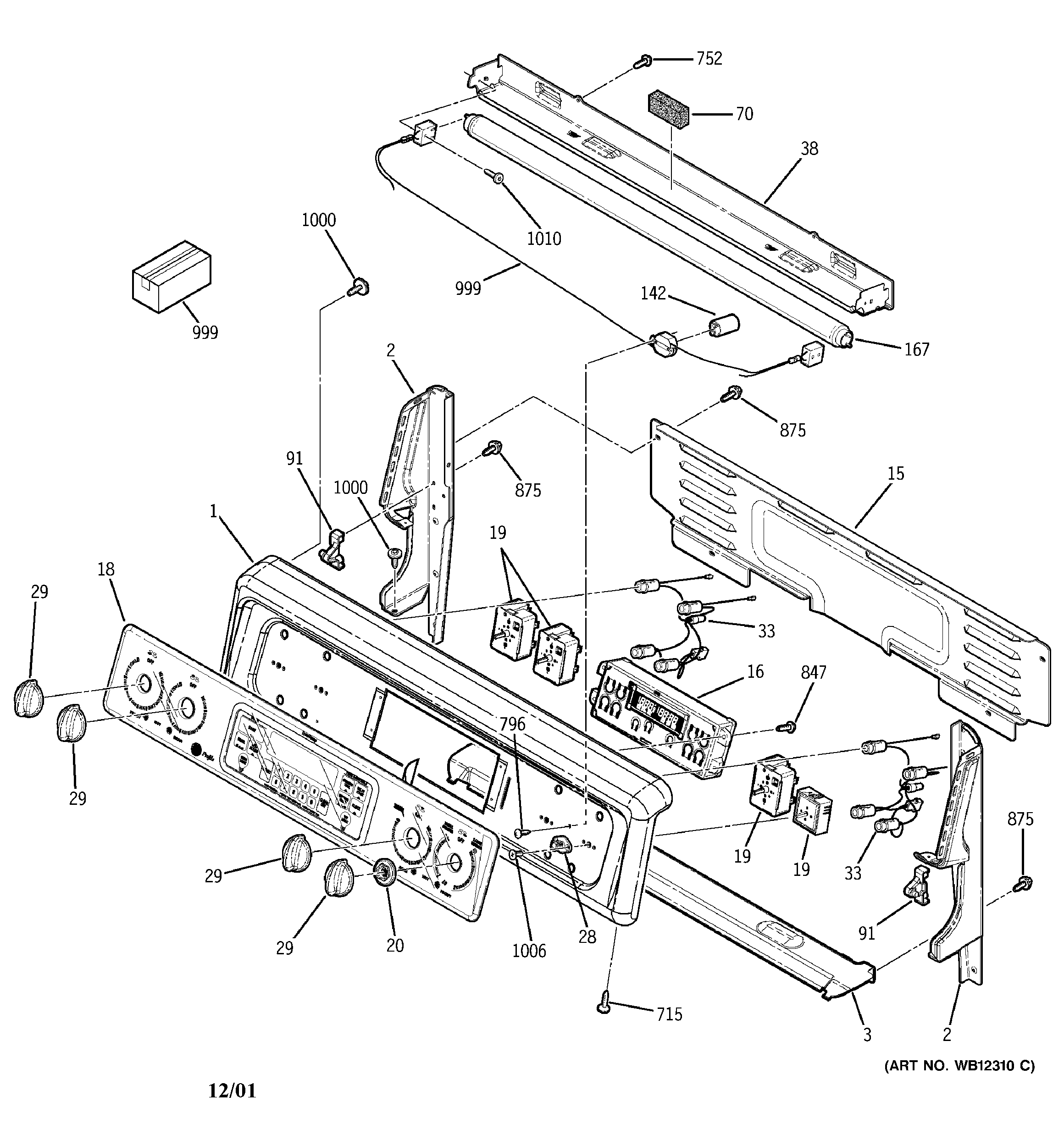 GE JBP79TD2WW control panel diagram
