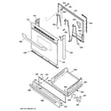 GE JGBS04BEA5AD door & drawer parts diagram