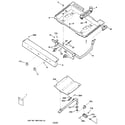 GE JGBS04BPA6AD gas & burner parts diagram
