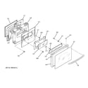 GE JGSP44CEY1CC door diagram