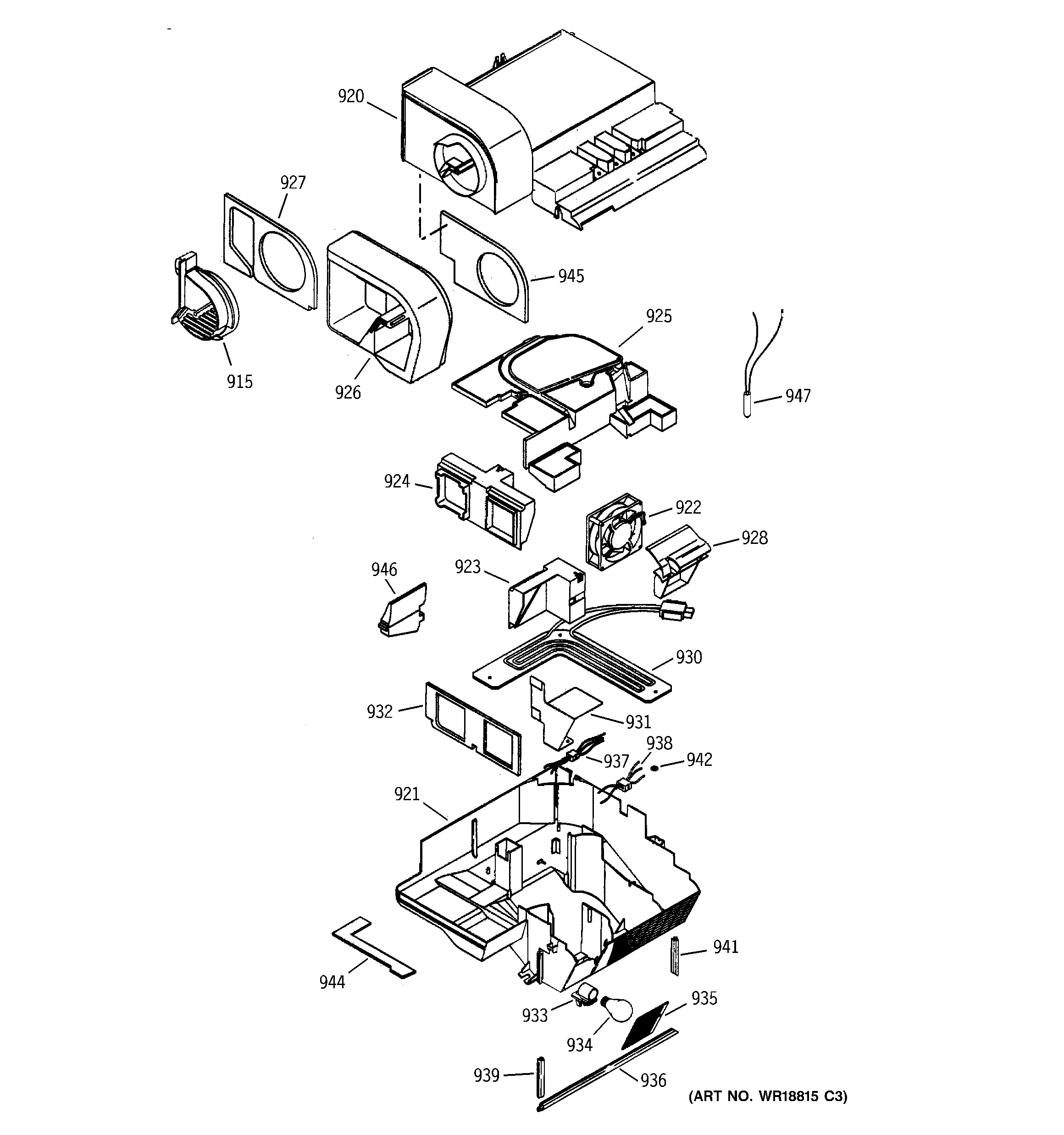 GE PSC23SGMEBS custom cool diagram