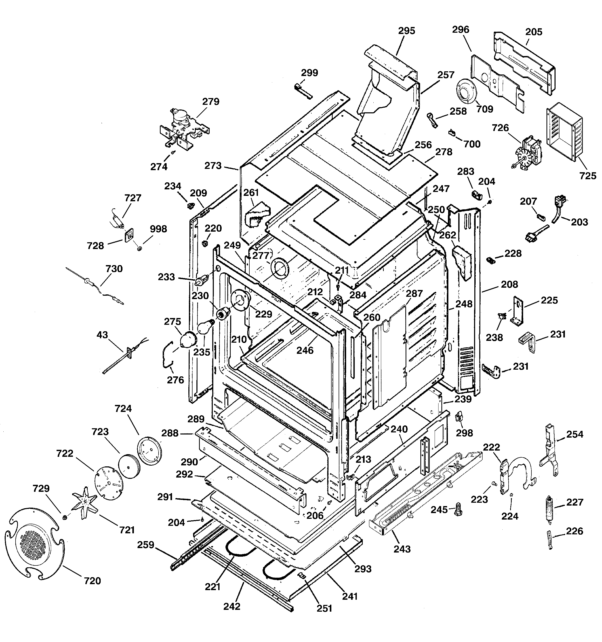 GE JGB910CEC4CC body parts diagram