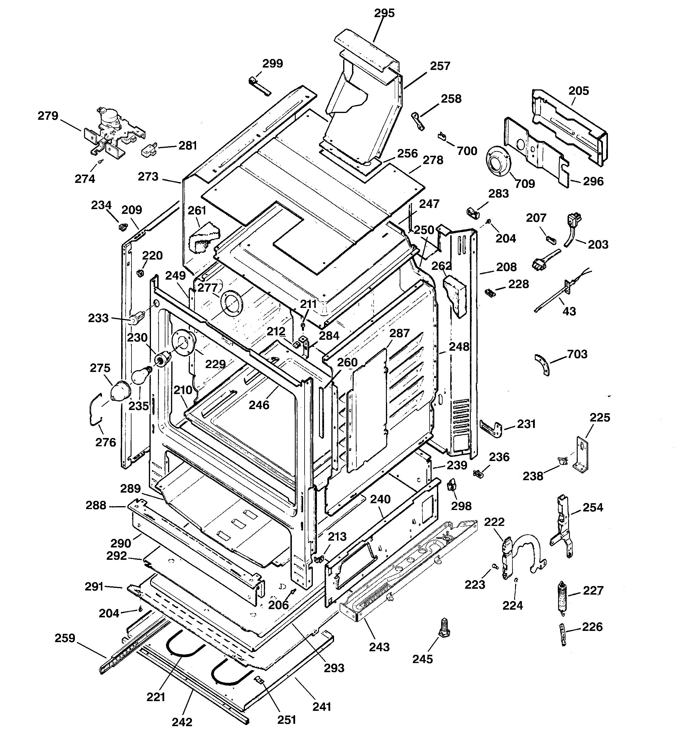 GE JGBP86CEB5CC body parts diagram