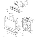 Kenmore 36315121100 escutcheon & door assembly diagram