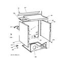 GE DHSR333GA3WB cabinet diagram