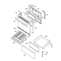 GE JBS61BC1WH door & drawer parts diagram