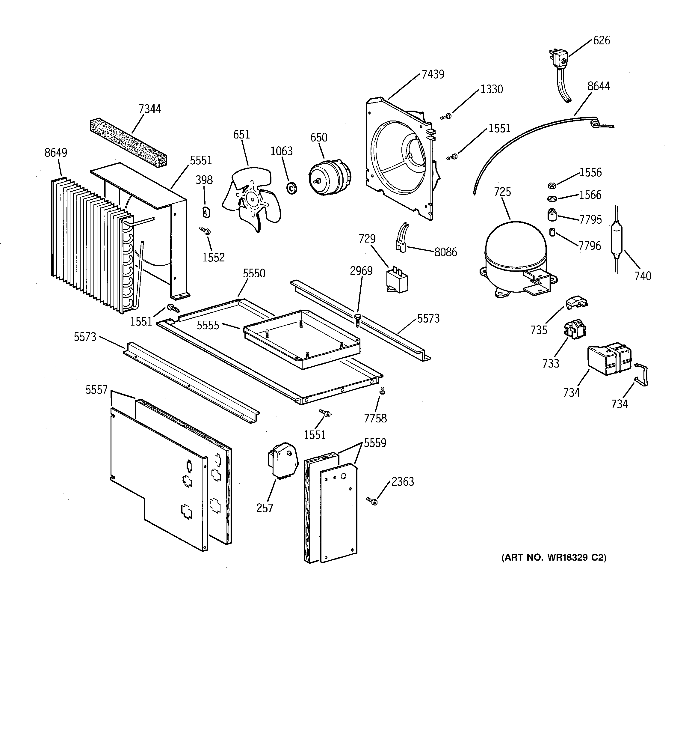 GE ZISW42DCB unit parts diagram